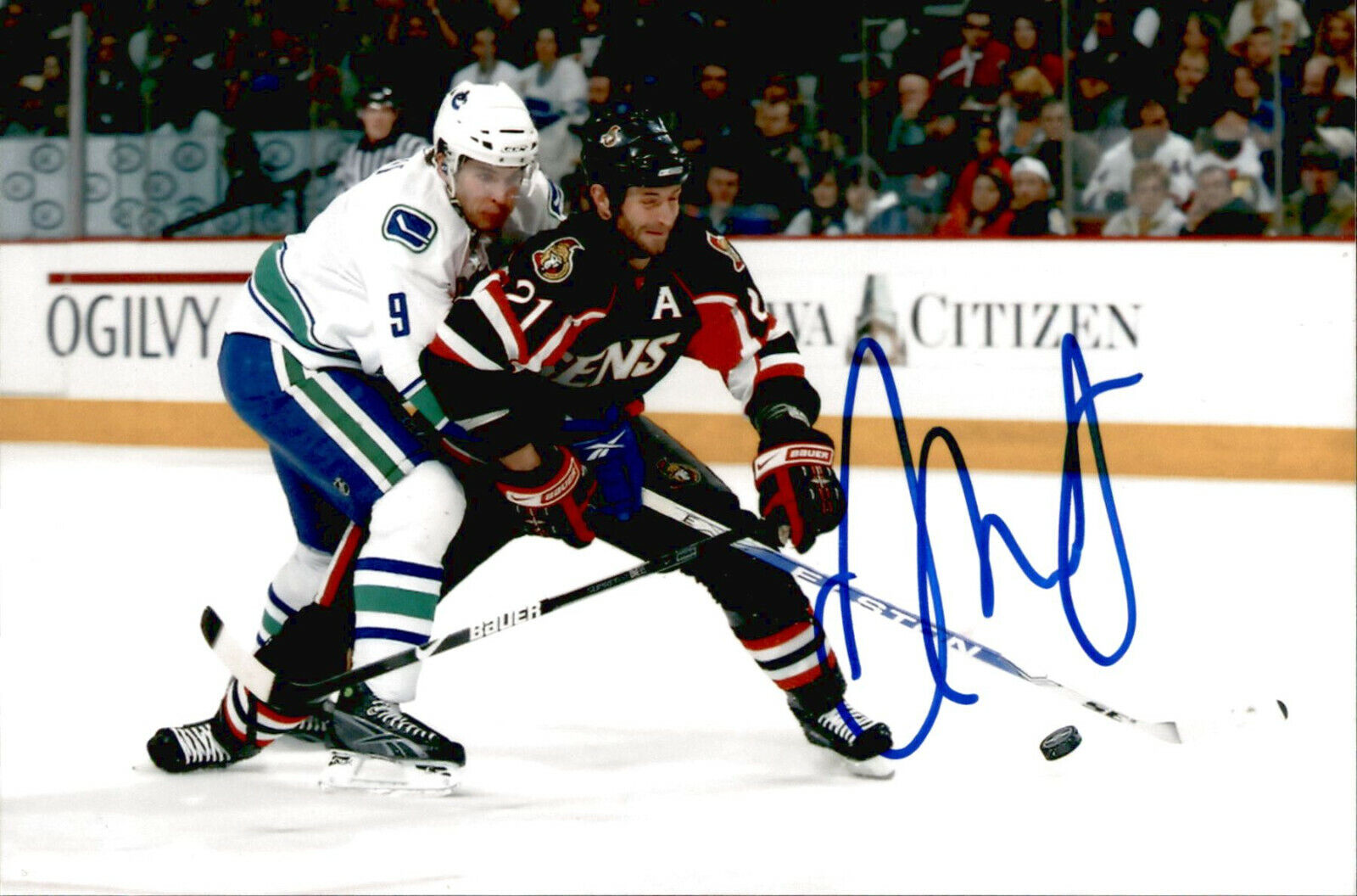 Jason Smith SIGNED autographed 4x6 Photo Poster painting OTTAWA SENATORS #2