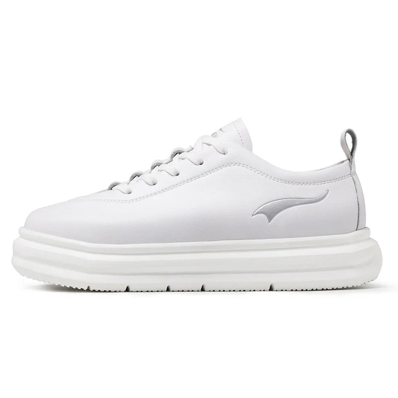 ONEMIX hot sale Casual Men Sneakers Leather Skateboarding Shoe Simple Comfortable Women Walking Flat Platform Shoes Loafers