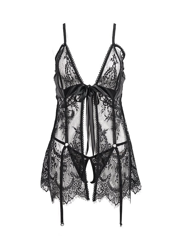 Don‘t Start Now Bandage Lace Lingerie Dress