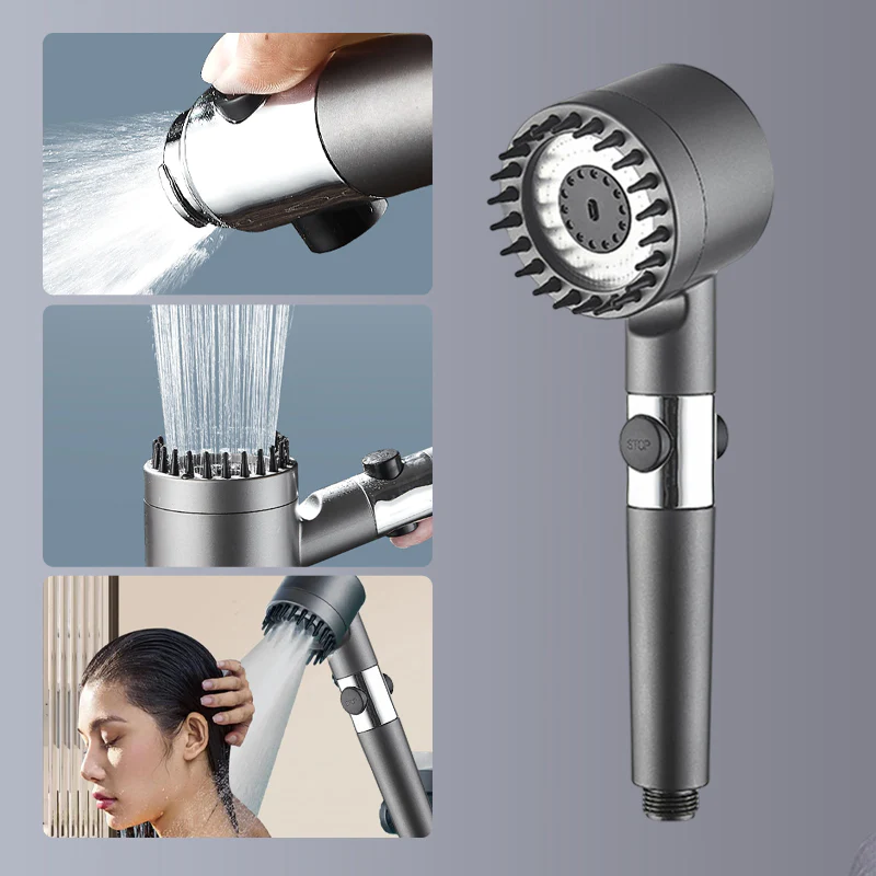 🛀Multi-functional High Pressure Shower Head Set💧