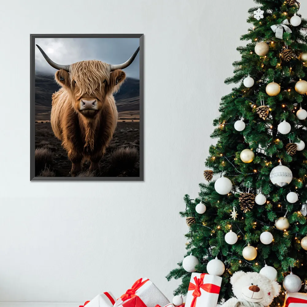 Diamond Painting - Full Round Drill - Highland Yak(Canvas|30*40cm)