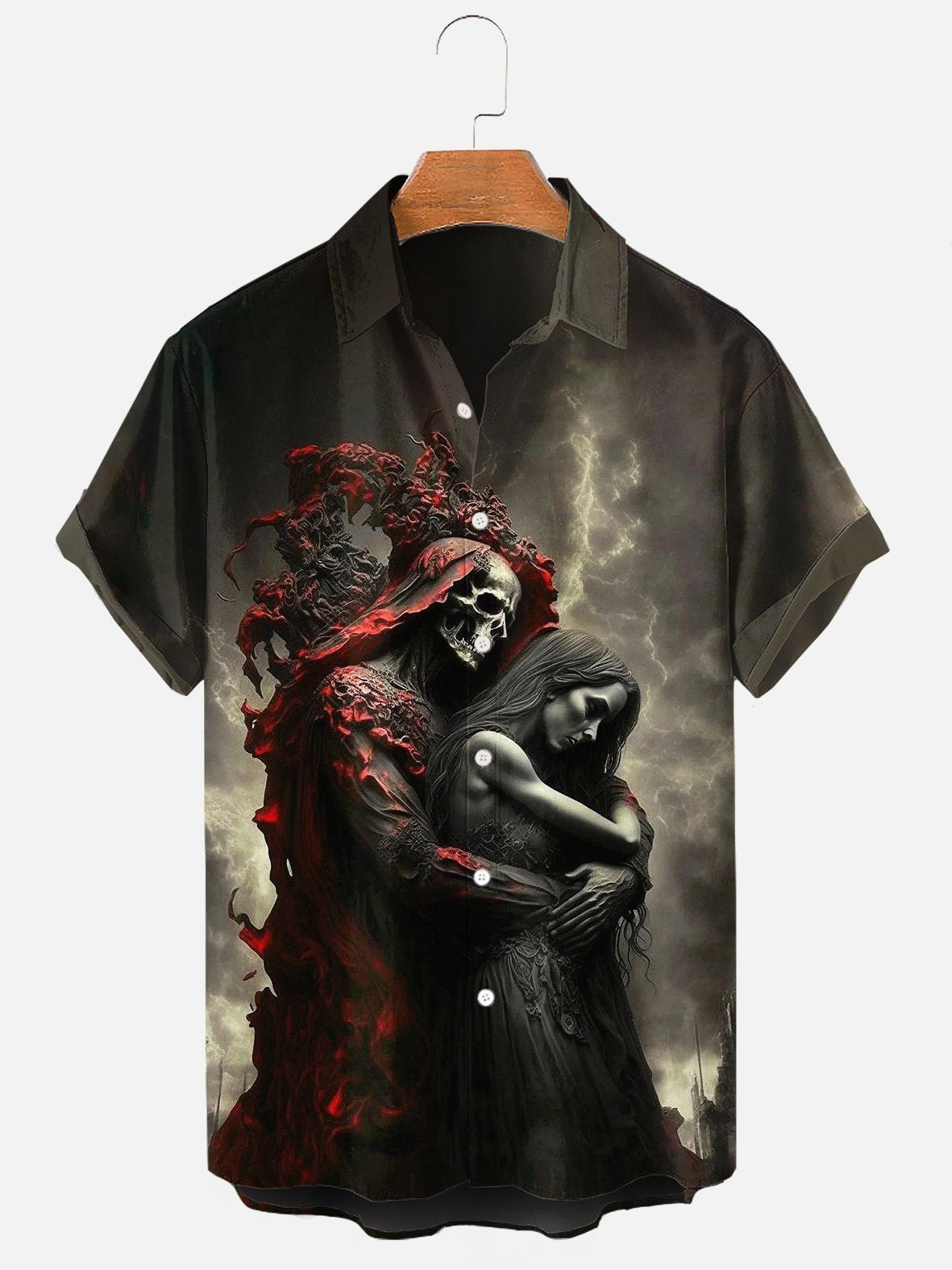 Men´s Grim Reaper Halloween Shirt