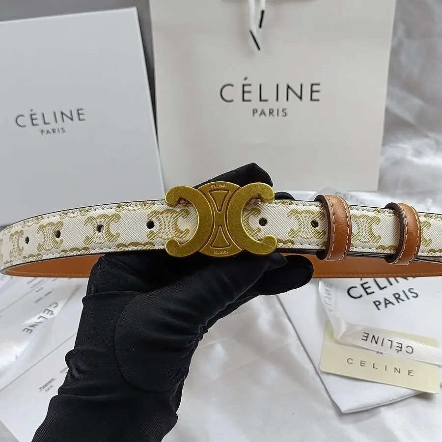 Arc de Triomphe Jeans Women's Fabric Pattern Genuine Leather Belt Versatile New Ins Style Cowhide Belt Decorative Fashion Belt