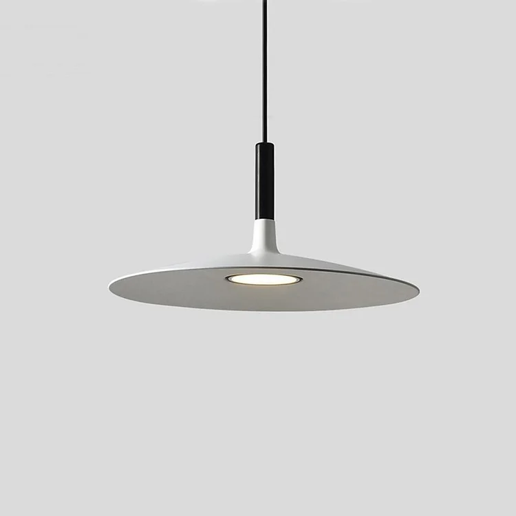 Flat Circular Design Industrial Pendant Lighting Modern Metal Kitchen Lighting Dining Room Lighting Ceiling Light - Appledas