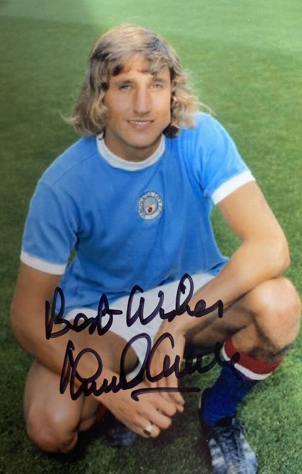 Frank Carrodus Genuine Hand Signed Manchester City 6X4 Photo Poster painting 3