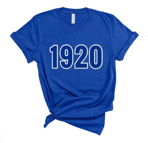 Simple printed round neck T-shirt