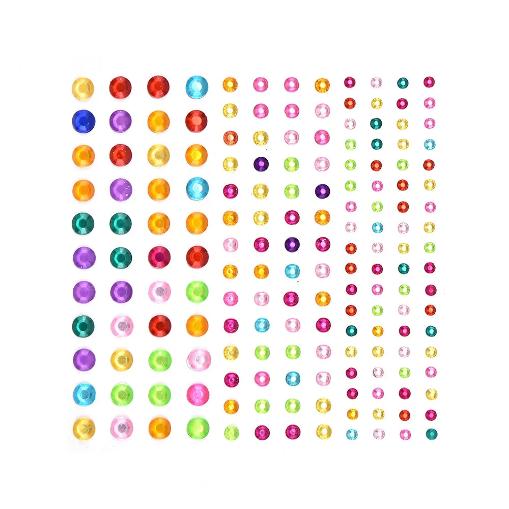 3D Pearl Face Body Brow Temporary Tattoo DIY Decal Art Crystal Diamond Rhinestone Self Adhesive Sticker Party Face Jewels Makeup