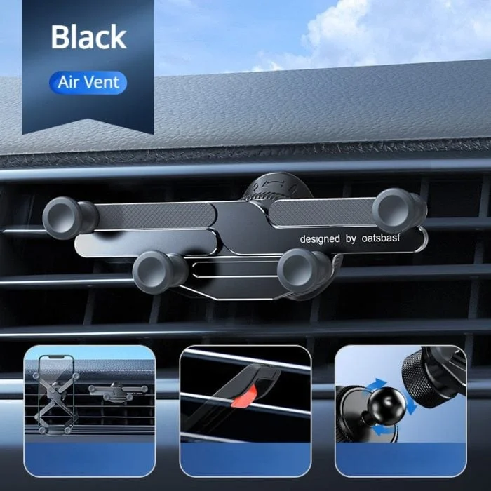 🔥Last Day Promotion 49% OFF - Invisible Rotatable Air Vent Mount Car Phone Holder