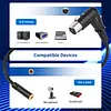 90 Degree Angle XLR To 3.5mm Cable for Mixer Console Speaker Tablet Phones Balanced To Unbalanced Audio Cable 11.8 Inch/0.3 Meter Length