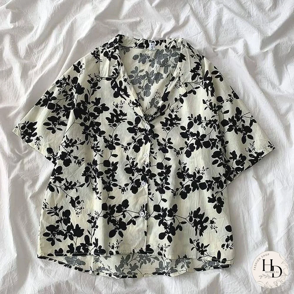 Casual Basic Short Sleeve Blouse Women V-neck Loose Office Formal Shirt Female Fashion Blue Yellow Cardigan Tops