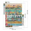 Diamond Painting-DIY Full Round Drill American Cities