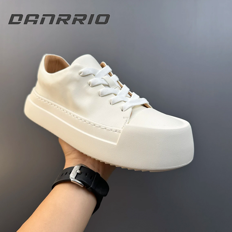 DANRRIO Handmade Retro Genuine Leather Retro Sports Casual Low Top Skate Shoes DANRRIO.COM DANRRIO