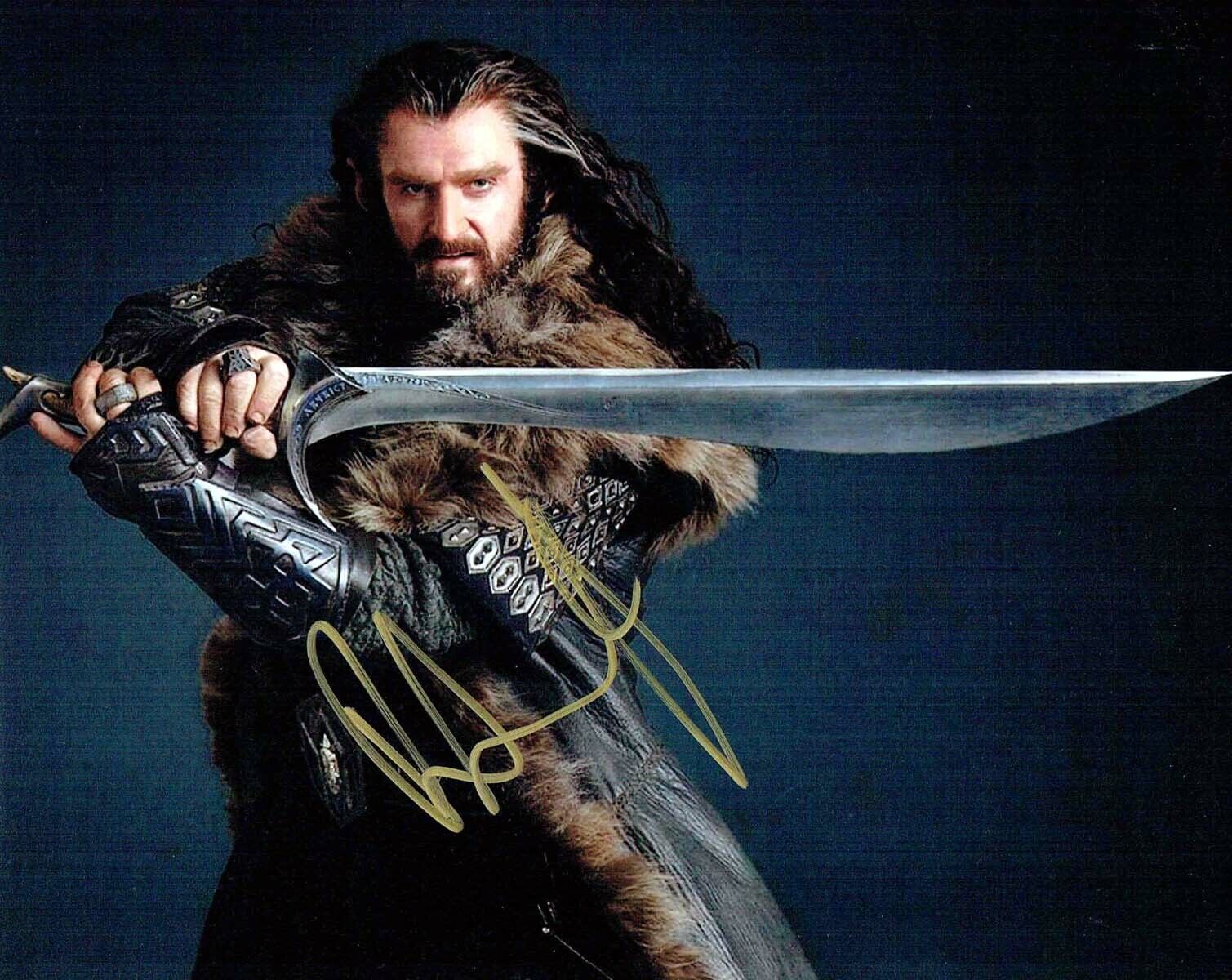 Richard ARMITAGE SIGNED Autograph The HOBBIT Photo Poster painting AFTAL COA Thorin Oakenshield
