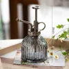 Nordic retro air pressure gardening household watering glass small watering can for watering flowers and disinfecting watering can