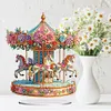 Carrousel acrylique - Ornement d&rsquo;artisanat 5d bricolage