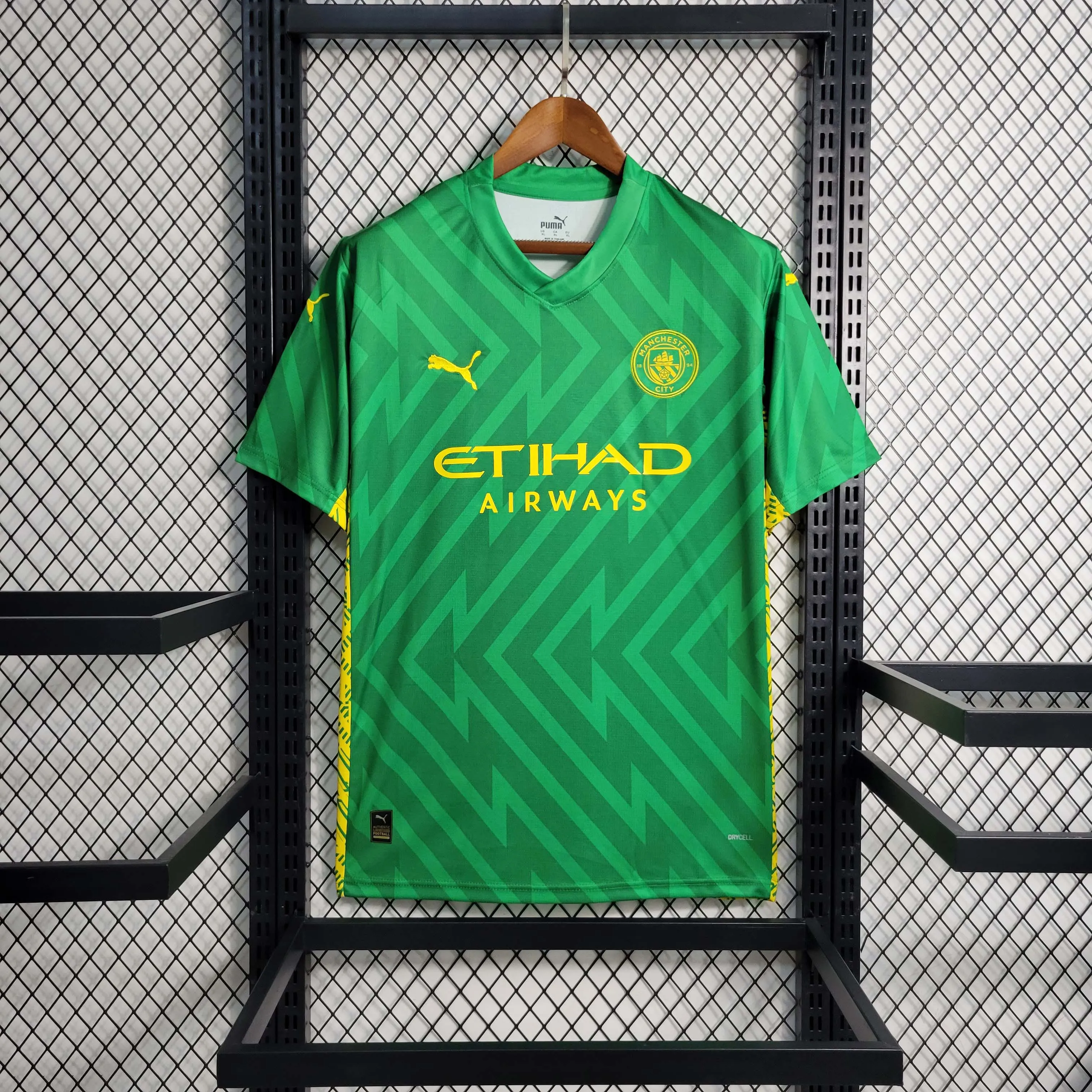 2023-2024 Manchester City Green GoalkeeperFootball Shirt 1:1 Thai Quality