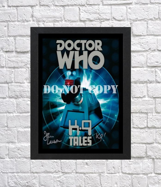 Doctor Dr Who John Leeson Autographed Signed Print Photo Poster painting Poster 7 A2 16.5x23.4