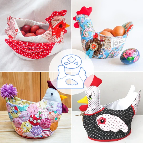 Cute Egg Basket Template Set- With Instructions