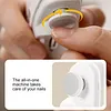 Automatic Fingernail Cutter with LED Nail Polisher Electric Safety Nail Clipper