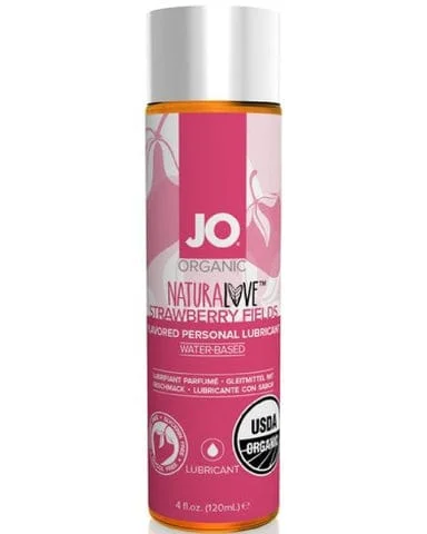 Pornhint System Jo Naturelove USDA Organic Water Based Lubricant - Strawberry