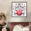 Diamond Painting-DIY Crystal Rhinestone Love Cat