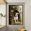 (Big Size) Retro Dog - 11CT Stamped Cross Stitch 40*60cm/15.75*23.62in