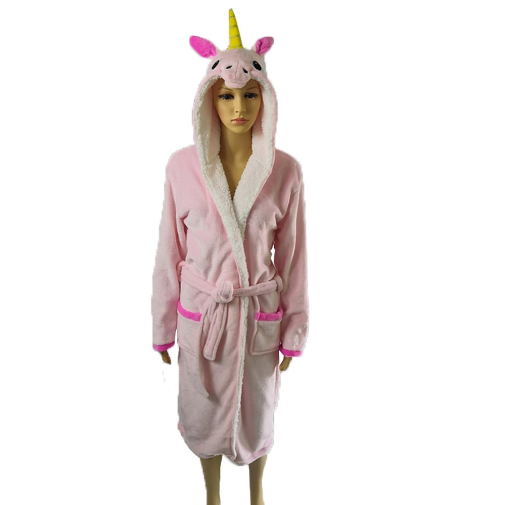 Family Matching Pajamas Unicorn Bathrobe Kigurumi Onesies-Pajamasbuy