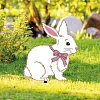 P&acirc;ques Oeufs et lapins en acrylique pieu de jardin