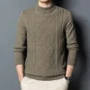 Turtleneck solid color sweater