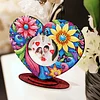 DIY Wooden Flowers Desktop Diamond Art Ornament Kits