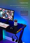 E-sports room RGB atmosphere light computer desk decoration LED fantasy light chasing armor light with voice control music rhythm light