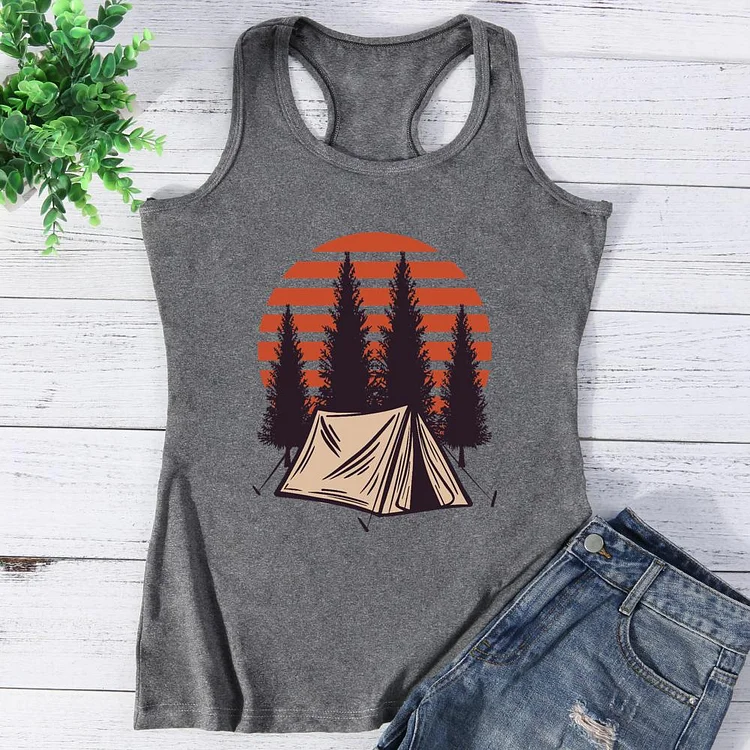 Sunset Camping Vest Top-Annaletters