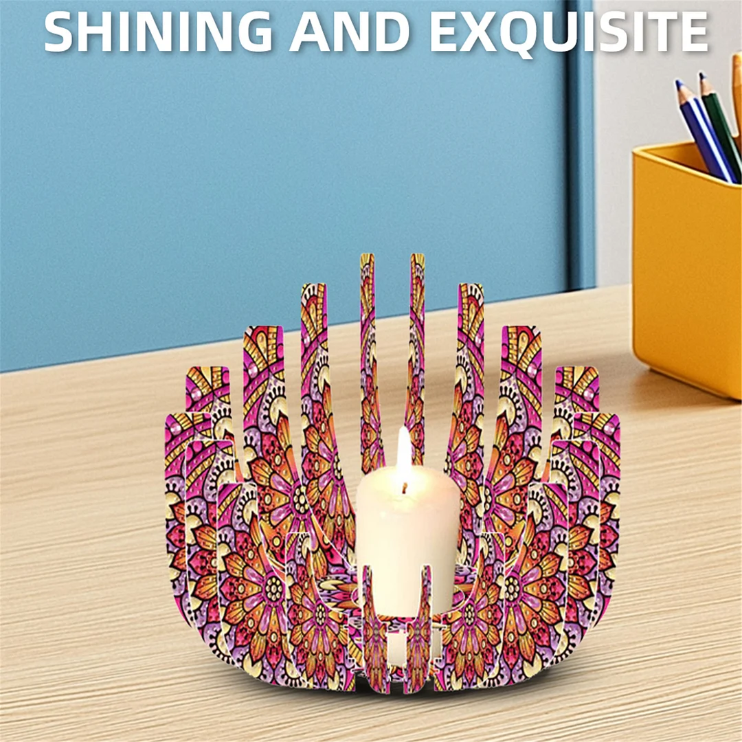 DIY Diamond Art Painting Kits of Candle Holder for Aromatherapy & Home Decor