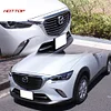 适用于马自达CX-3改装前机盖车身电镀防撞装饰亮条 上中网饰条1件套