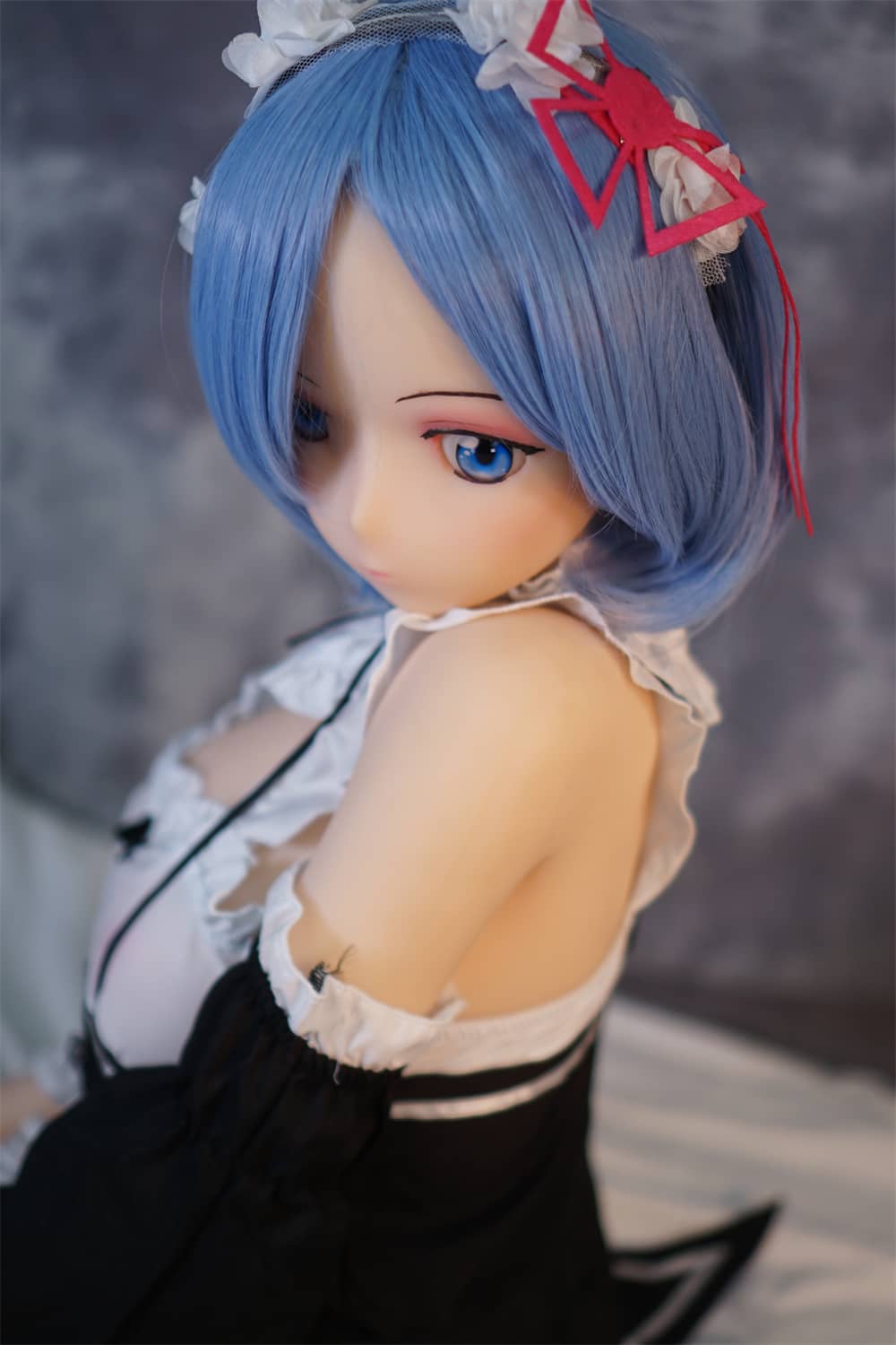 Small Sex Doll YJL DOLL 145cm (4.76') Full Silicone Large Breast - Rem (NO.431) YJL DOLL Littlelovedoll