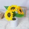 Shimmering Sunflower Lamp Rechargeable Sunflowers Flower Lamp Sunflower Night Light for Mom Wife Friends Girlfriend Teacher Grandma