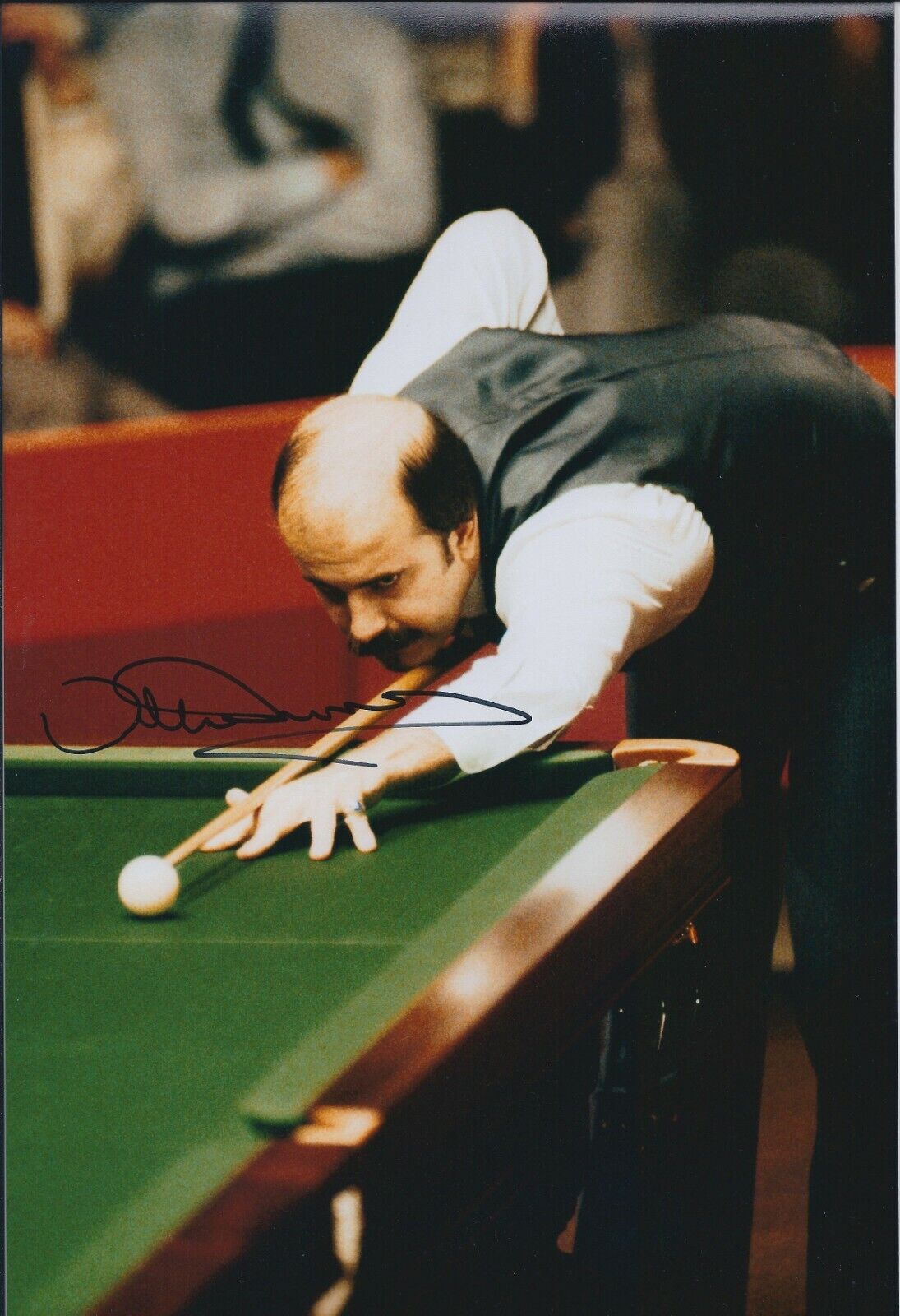 Willie THORNE IN PERSON SIGNED Autograph 12x8 Photo Poster painting AFTAL COA Snooker Legend