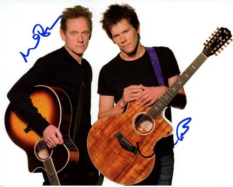 Kevin and michael bacon signed autographed 11x14 Photo Poster painting