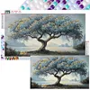 Arbre de r&ecirc;ve-perceuse ronde peinture diamant-70*40cm (grande taille)
