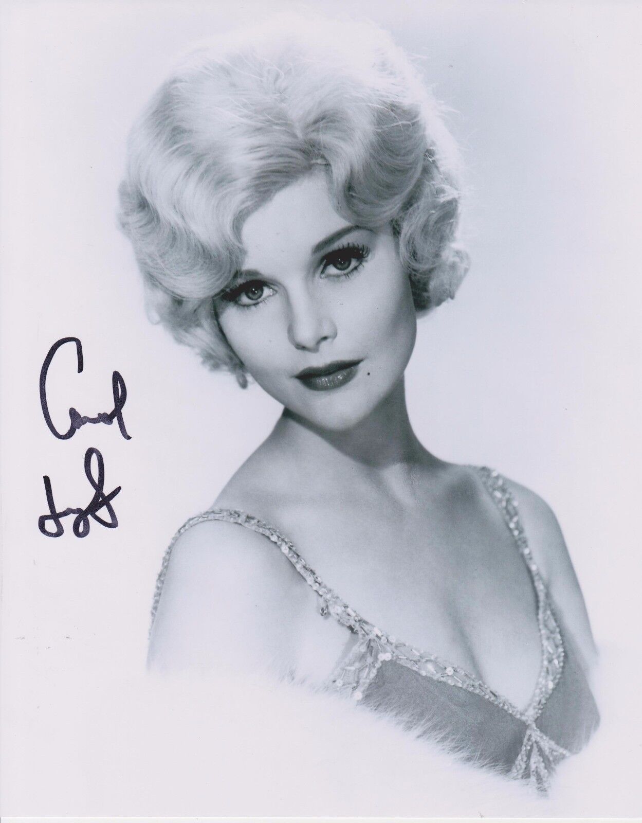 Carol Lynley (RIP 1942-2019 Harlow Original Autographed 8X10 Photo Poster painting