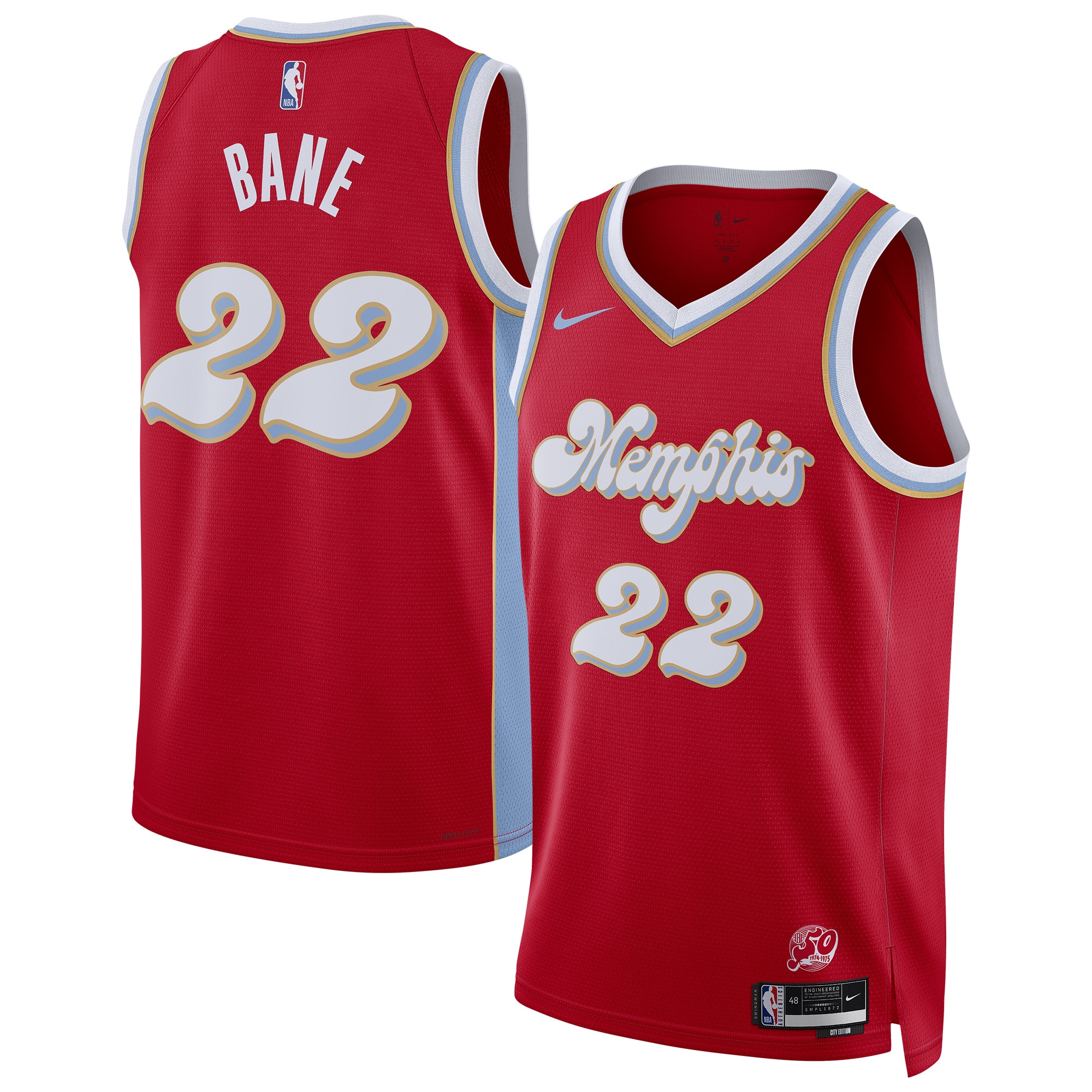 Unisex Memphis Grizzlies Desmond Bane Red 2024/25 Swingman  Jersey - City Edition mysite