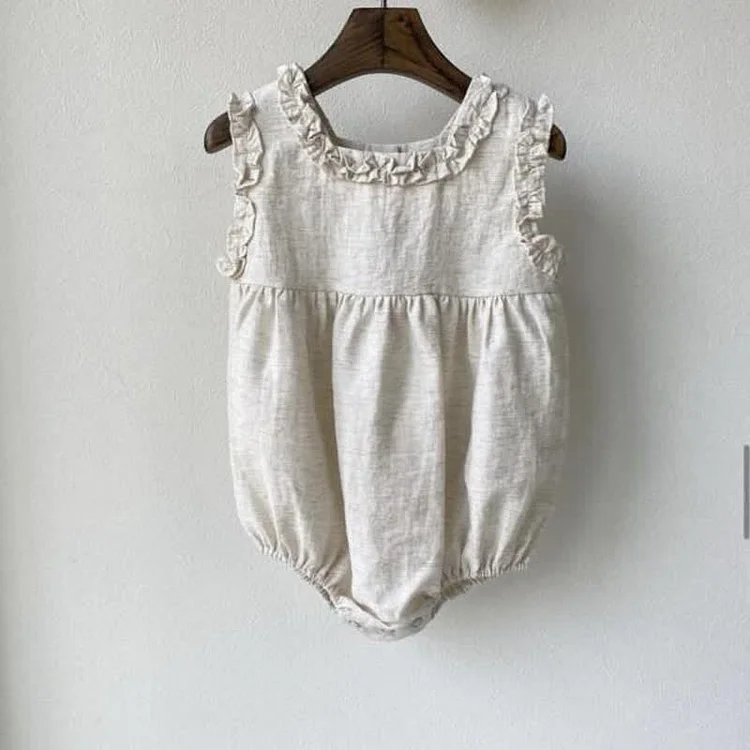 Baby Fungus Edge Sleeveless Bodysuit 