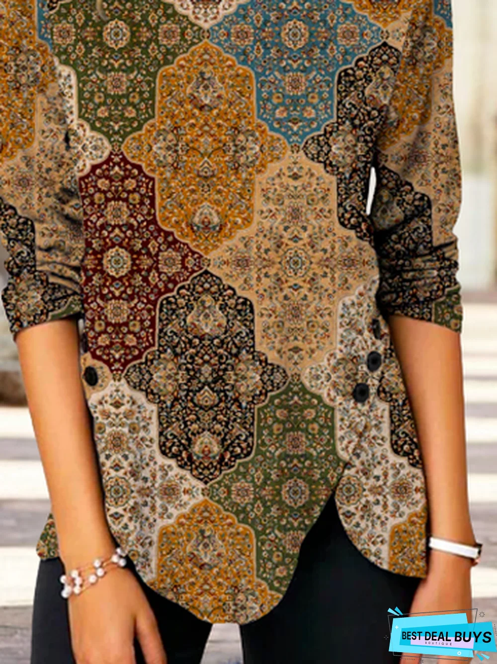 Loose Ethnic T-Shirt tunic