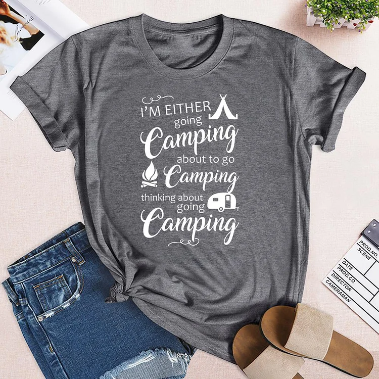 Thinking About Camping T-Shirt tee-02957-Annaletters