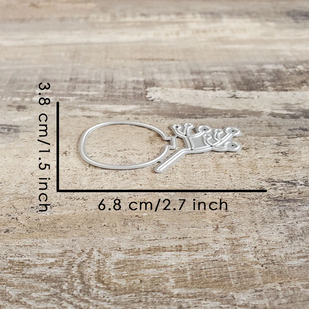 Athvotar Vase Flower Metal Cutting Dies Scrapbooking Mold Knife Stencil Die Cuts Card Making DIY Craft Embossing New Dies For