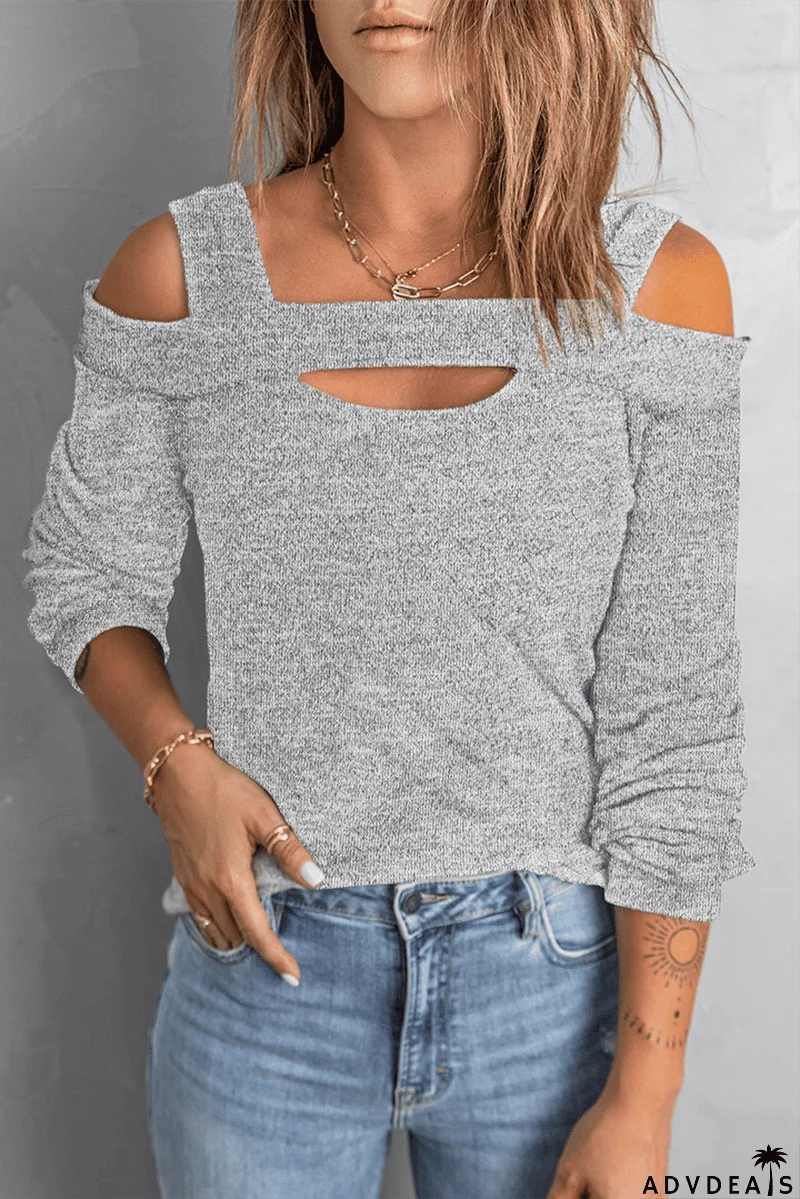 Seriously Obsessed Cold Shoulder Top