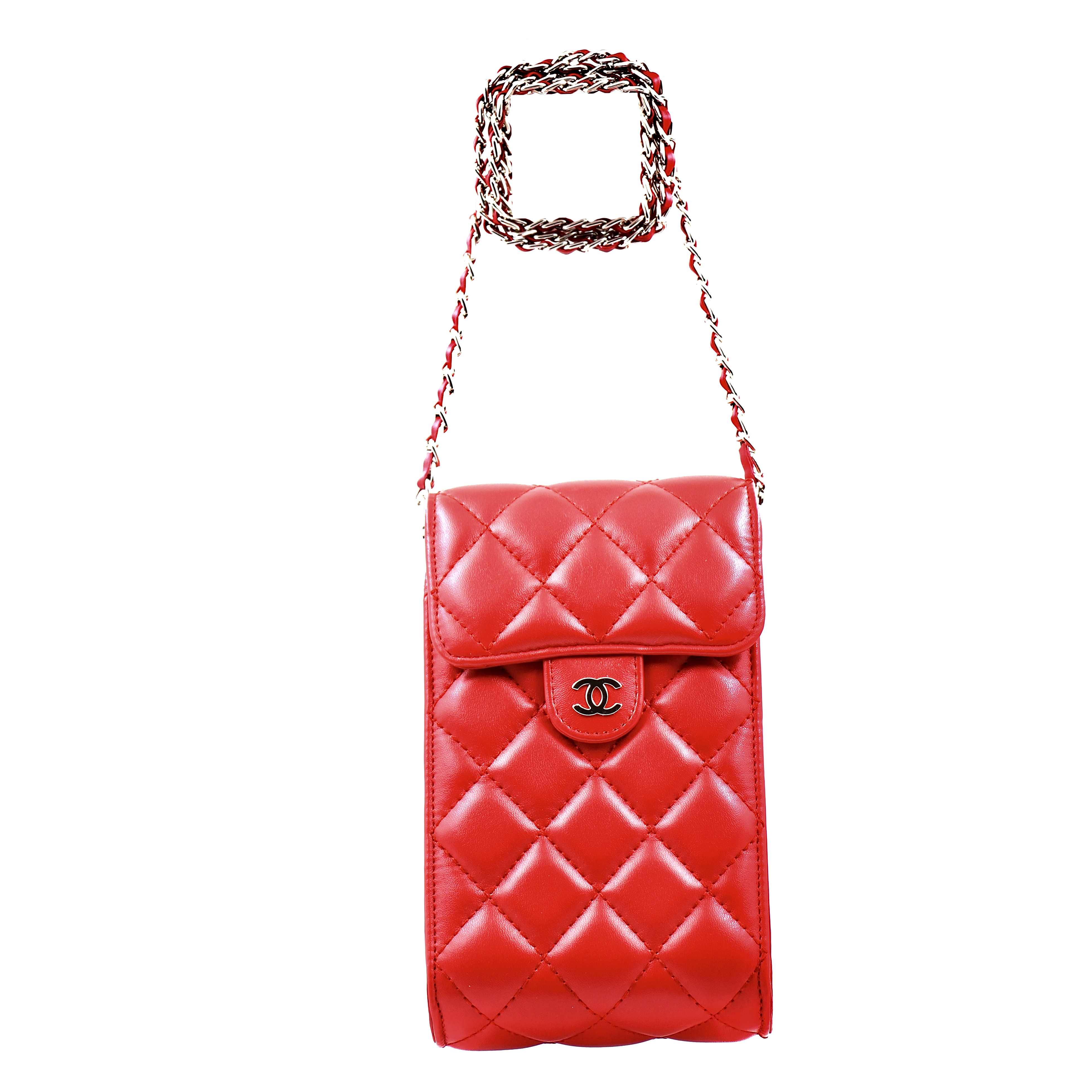 Chanel Luxury Genuine Leather Crossbody Phone Bag Elegant Tote Bag