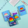 Novelty Pressure Release Cartoon A5 Portable Writing Paper Notebooks Adult Student Kids Cute Stationery Gift