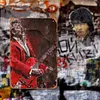 Guitariste brian setzer - Panneaux en &eacute;tain m&eacute;tallique(20*30cm/30*40cm) - Musique