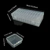 12/24/30pcs Craft Storage Box And Organizer Clear Plastic Bead Organizer Box/Suitable for Jewelry, Crafts, Beads Storage DIY Craft Accessories 